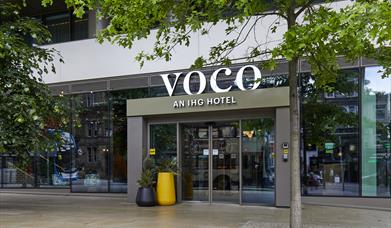 Outside Voco Manchester